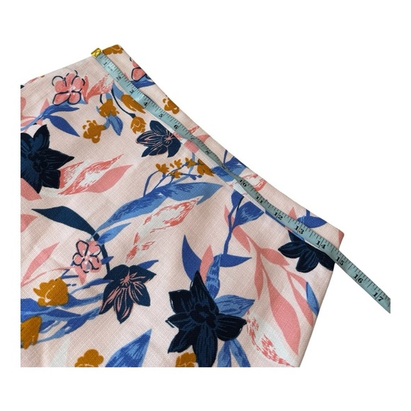 NWT J.Crew Floral Pencil Skirt Pink Blue – Multicolor Garden Print Size 2 Artsy - Picture 6 of 13